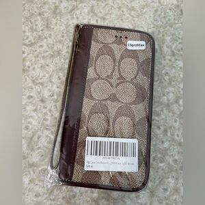 COACH iPhone 13 Pro max Wallet Phone case